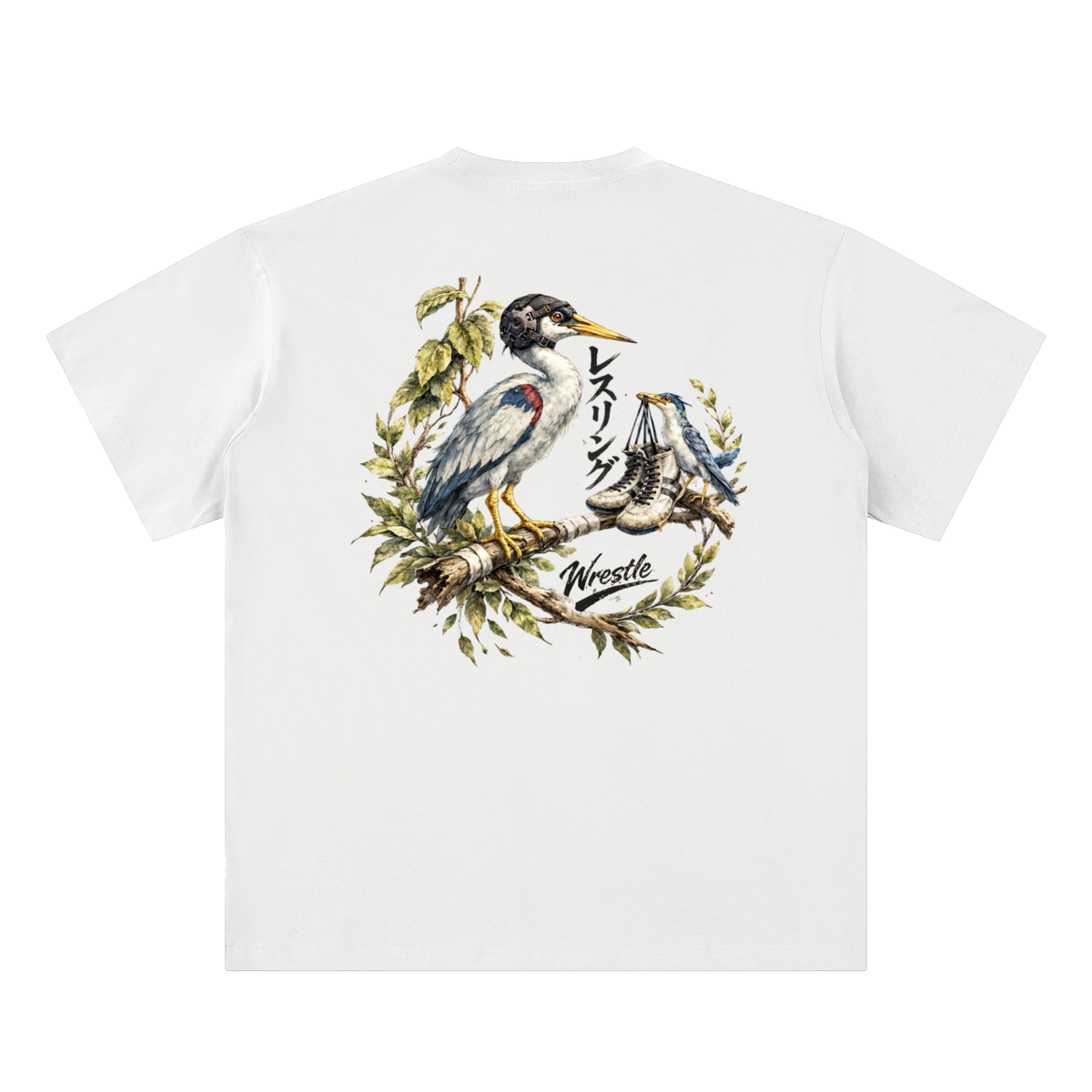 Wrestle With Zen Sueded Tee