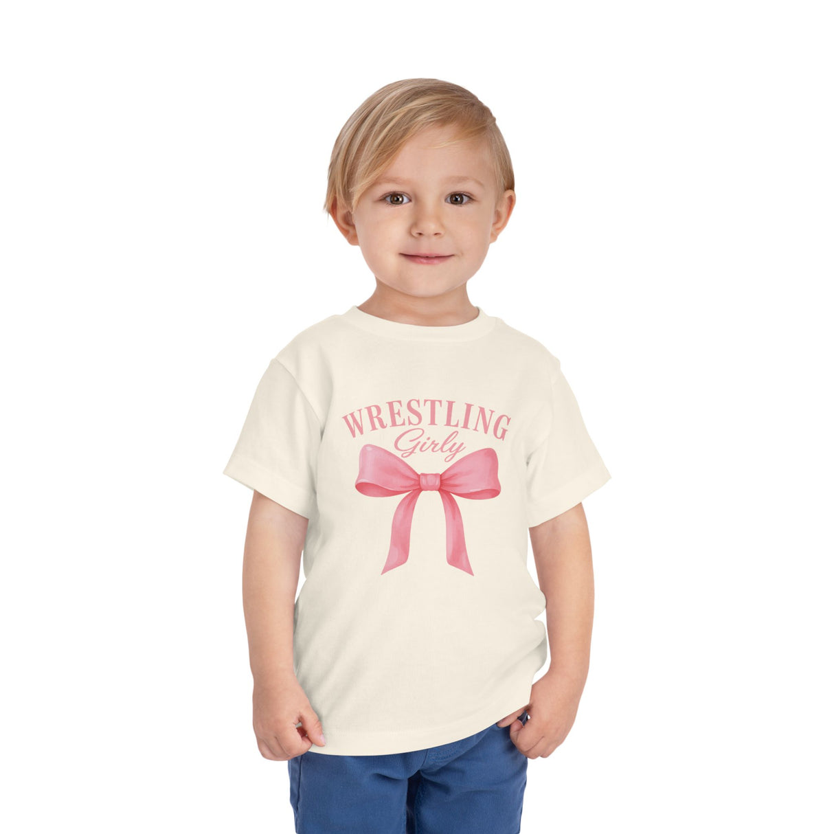Toddler Tee Wrestling Girly