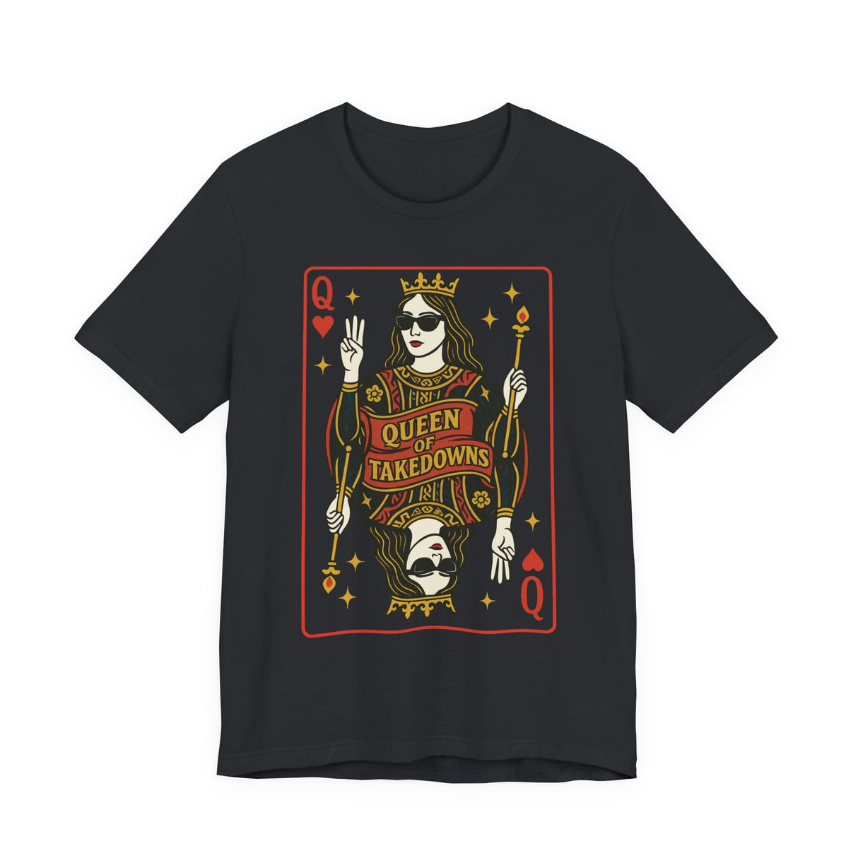 Queen of Takedown Woman's Wrestling T-Shirt