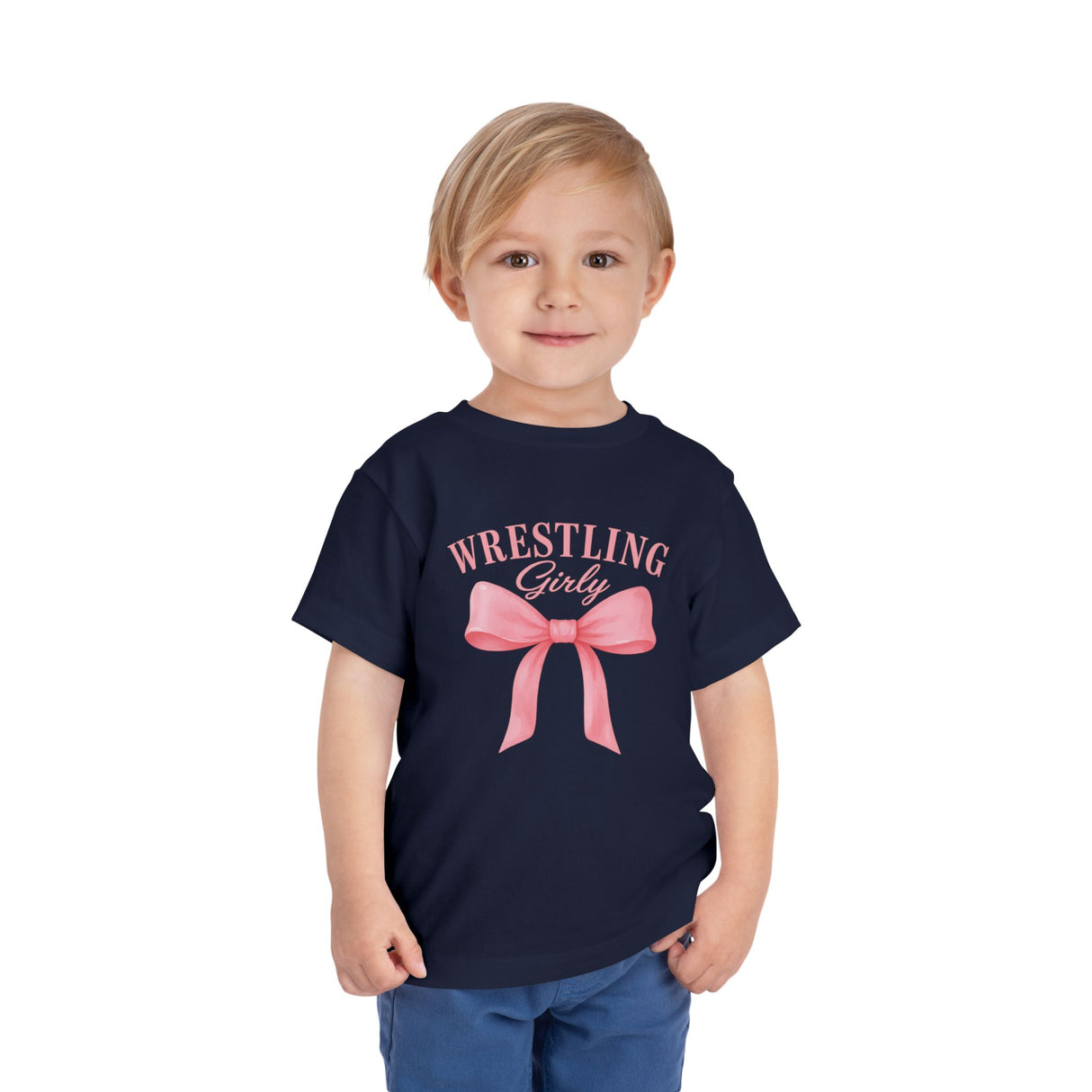 Toddler Tee Wrestling Girly