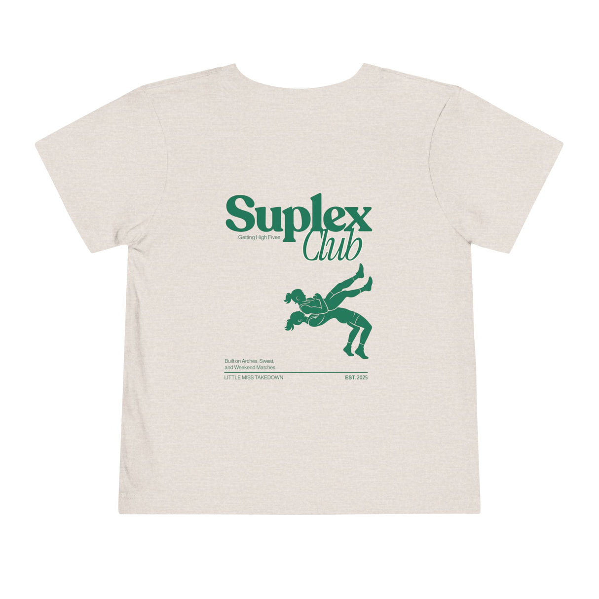 Suplex Club Toddler Tee — Wrestling Graphic Kids Shirt