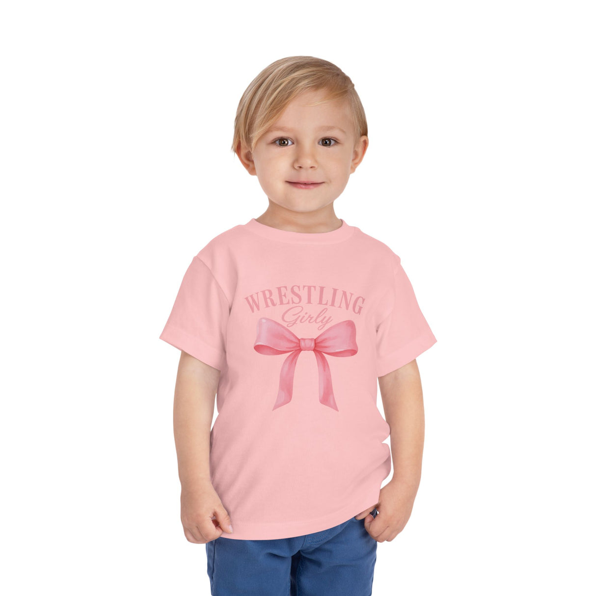 Toddler Tee Wrestling Girly