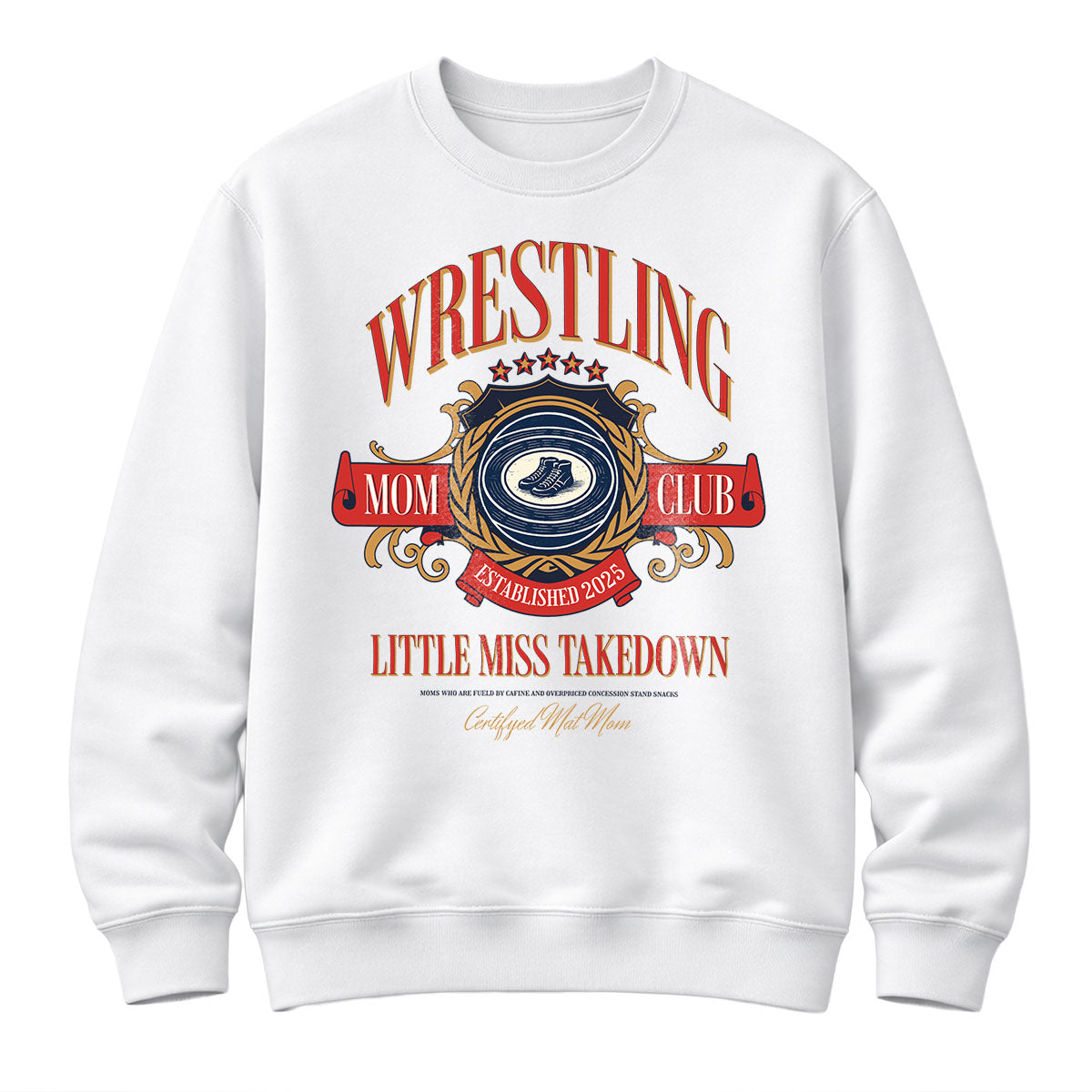 Wrestling Mom Club — Apex Crewneck