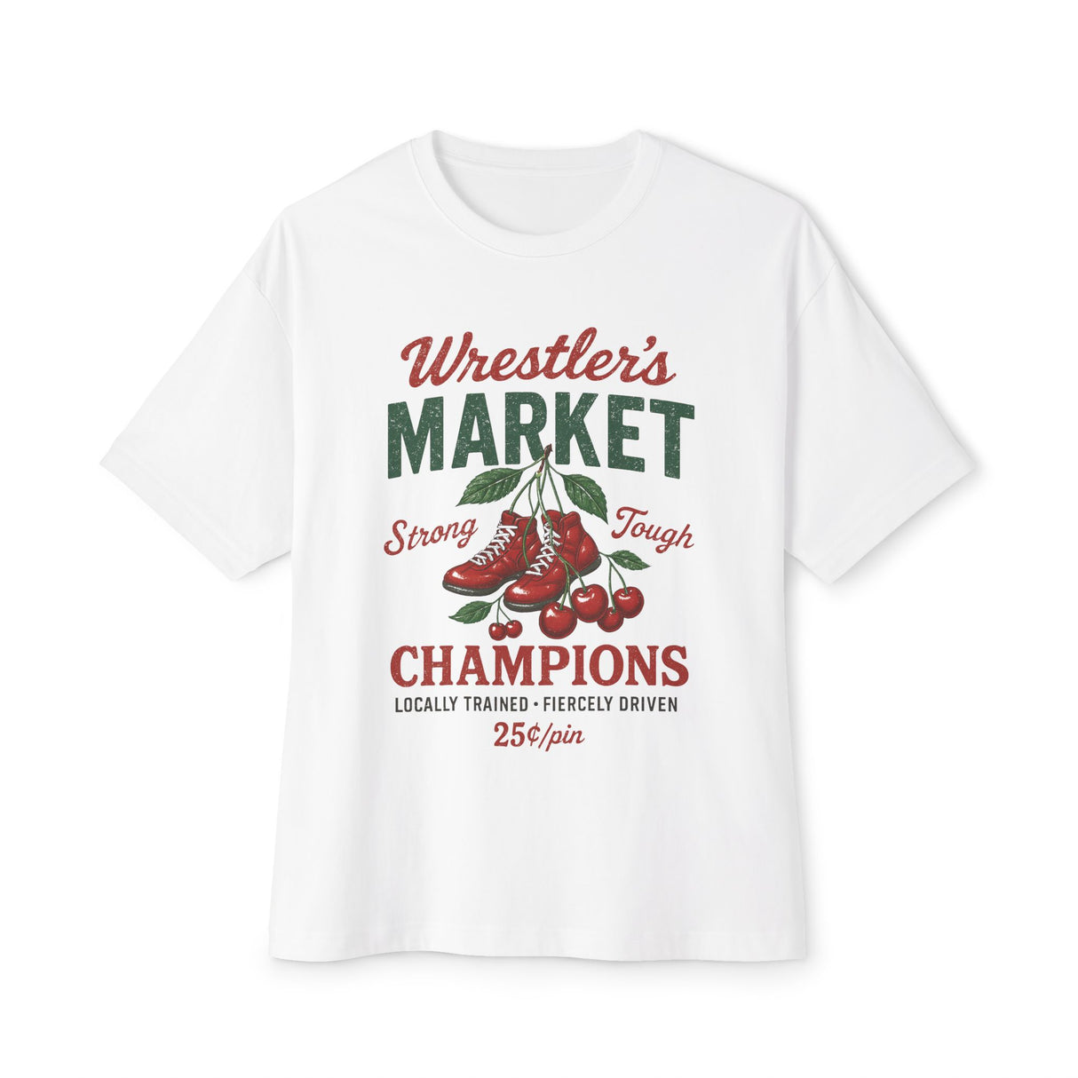 Wrestlers Market | Oversized | Girls Wrestling T-shirt | Little Miss Takedown