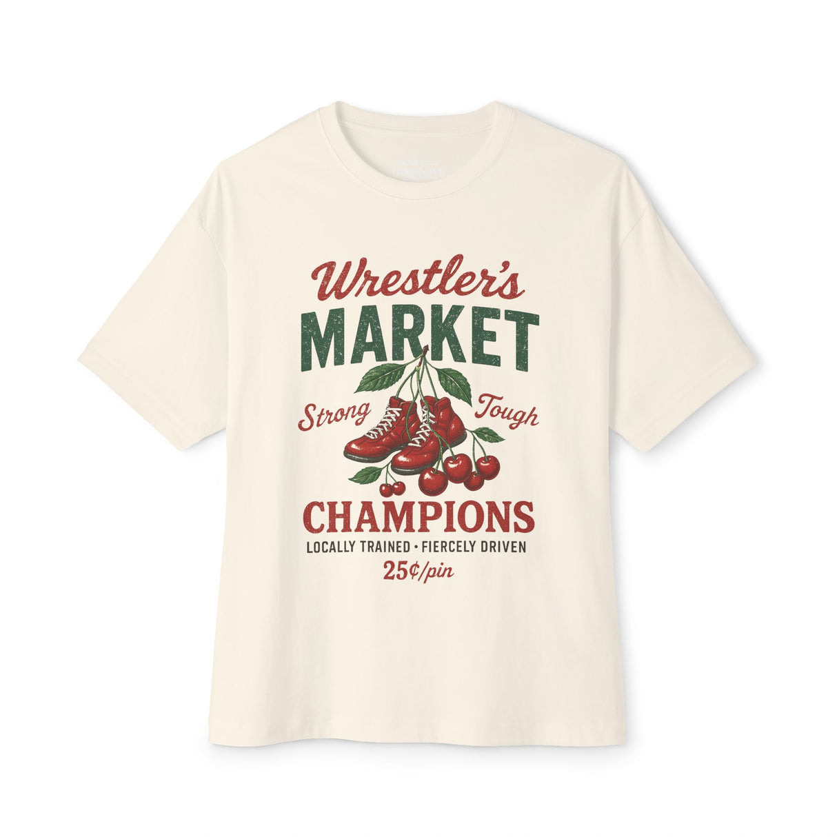 Wrestlers Market | Oversized | Girls Wrestling T-shirt | Little Miss Takedown