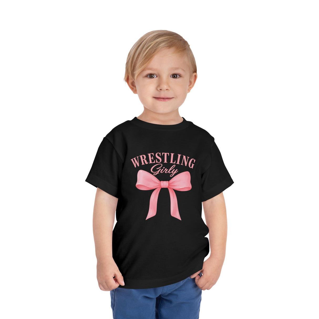 Toddler Tee Wrestling Girly