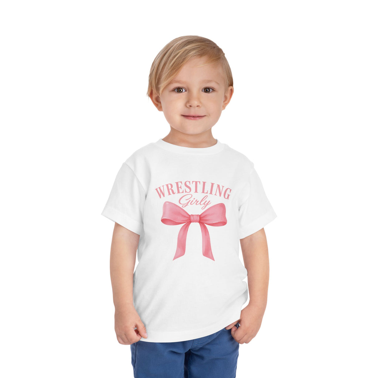 Toddler Tee Wrestling Girly