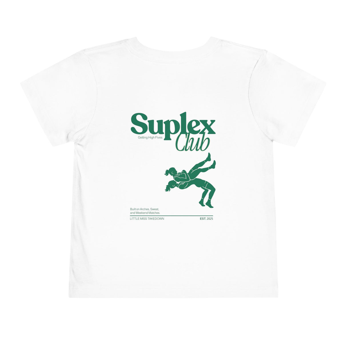 Suplex Club Toddler Tee — Wrestling Graphic Kids Shirt