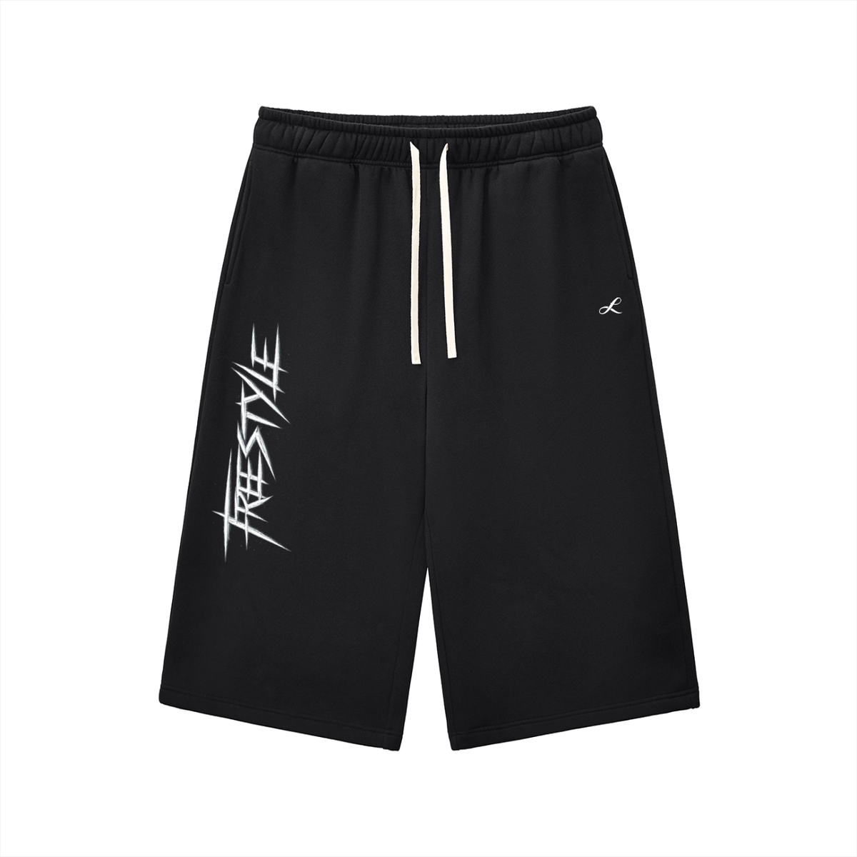 Freestyle Wide Leg Three-quarter Sweatpants