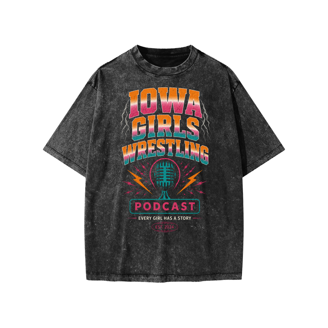 YOUTH Oversized- Iowa Girls Wrestling Collab — Every Girl Has a Story Tee
