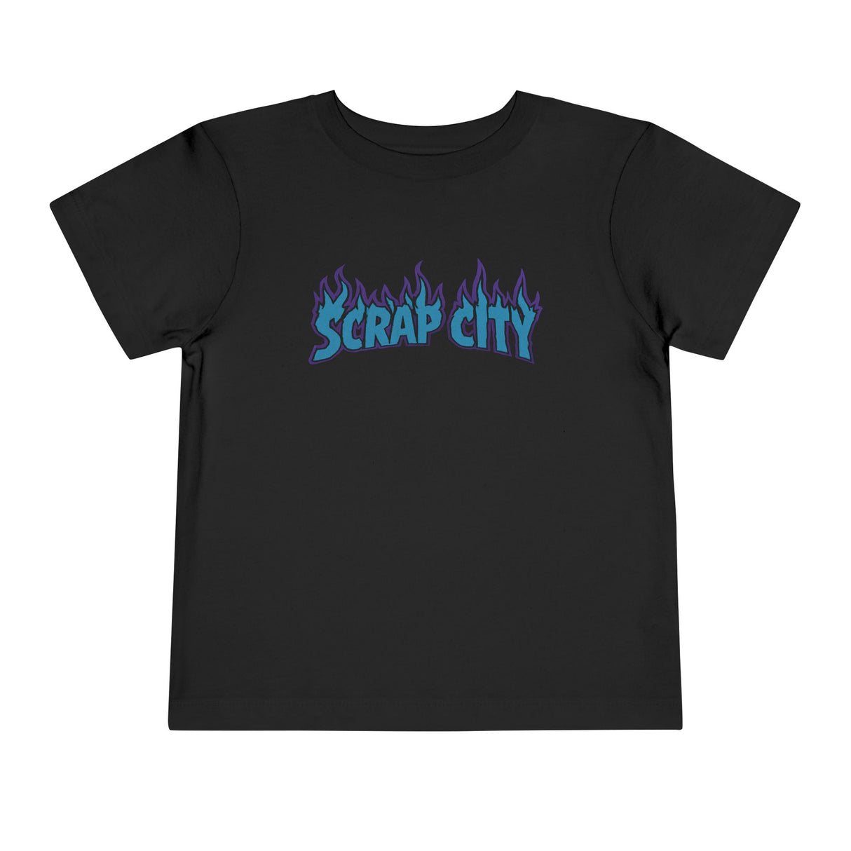 Cool Scrap City Toddler Short Sleeve Tee - Trendy Kids Graphic Tee