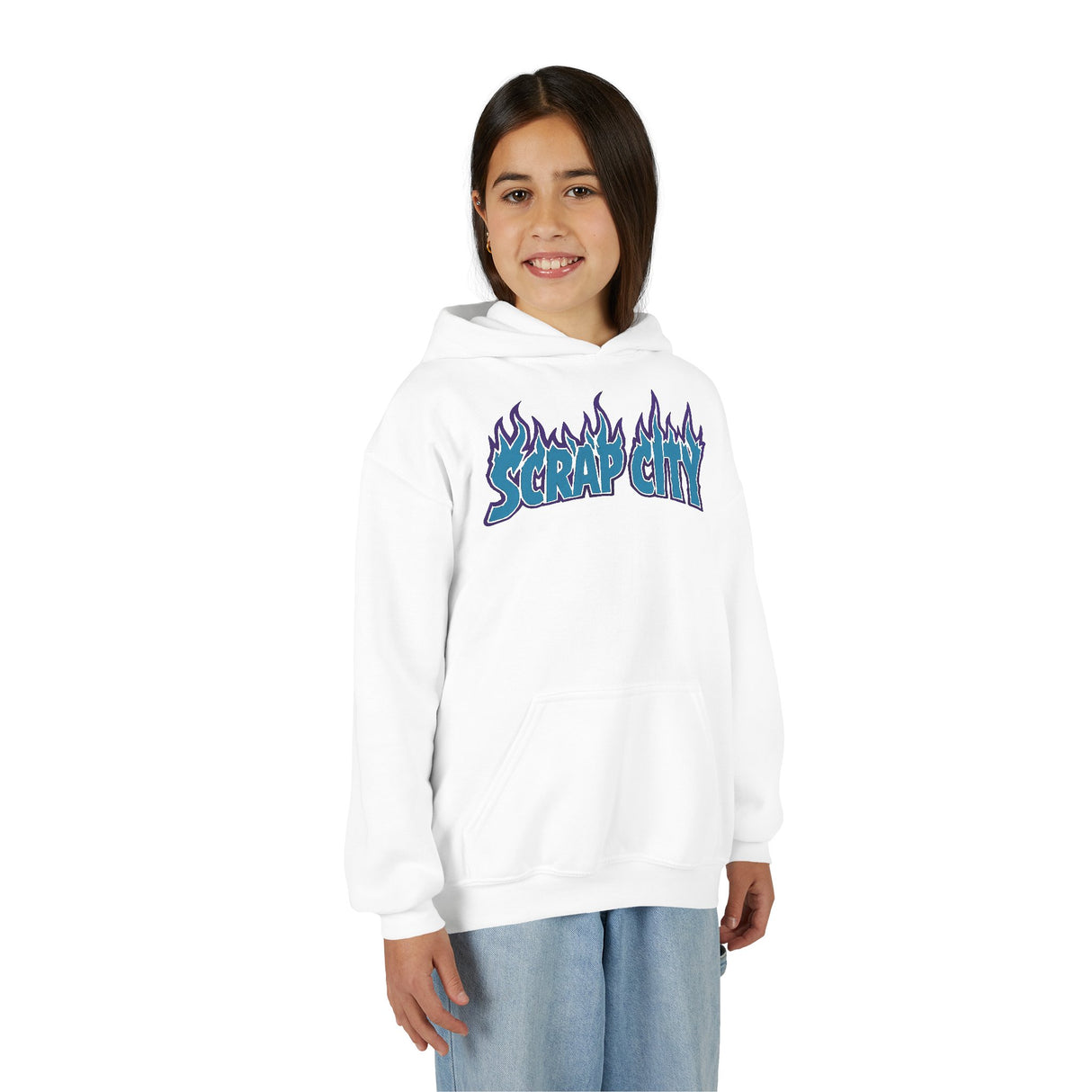 Scrap City | Youth Heavy Blend Hooded Sweatshirt