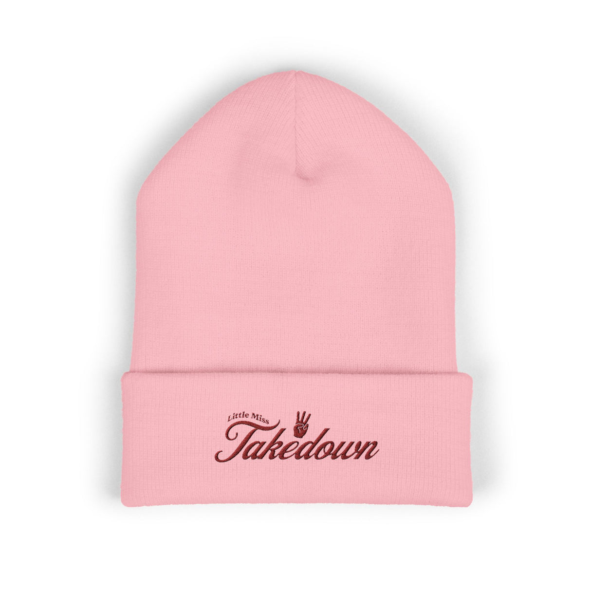 Embroidered Classic Cuffed Beanie - Stylish Winter Hat for Outdoor Adventures