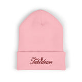 Embroidered Classic Cuffed Beanie - Stylish Winter Hat for Outdoor Adventures