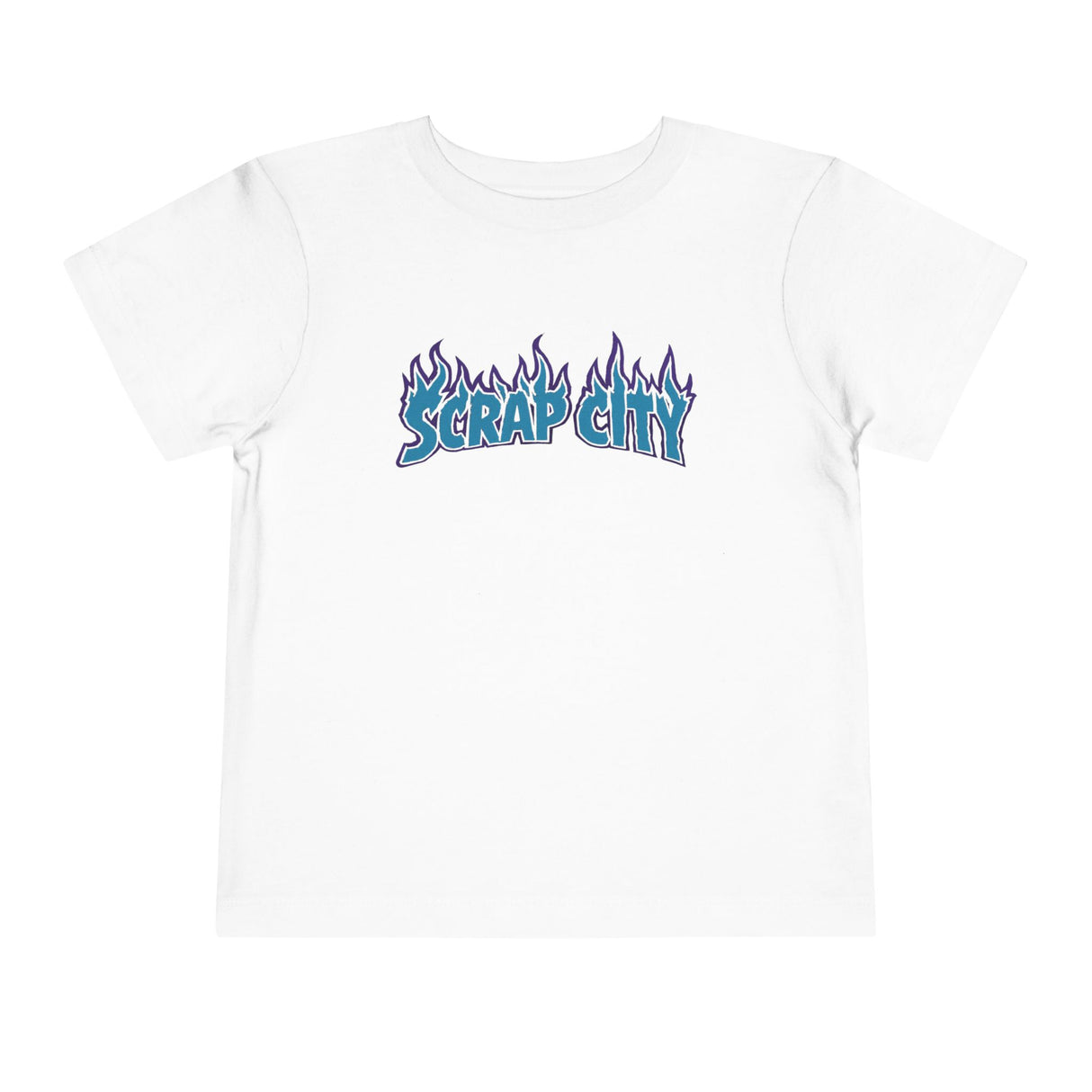 Cool Scrap City Toddler Short Sleeve Tee - Trendy Kids Graphic Tee