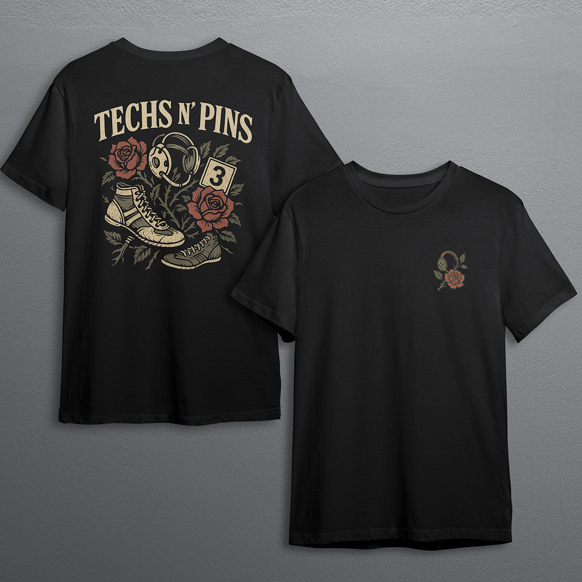 Techs and Pins - Victory Tee