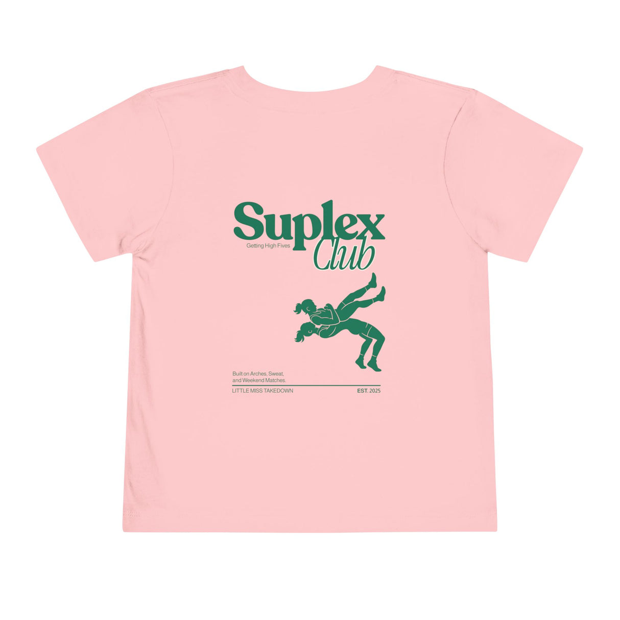 Suplex Club Toddler Tee — Wrestling Graphic Kids Shirt