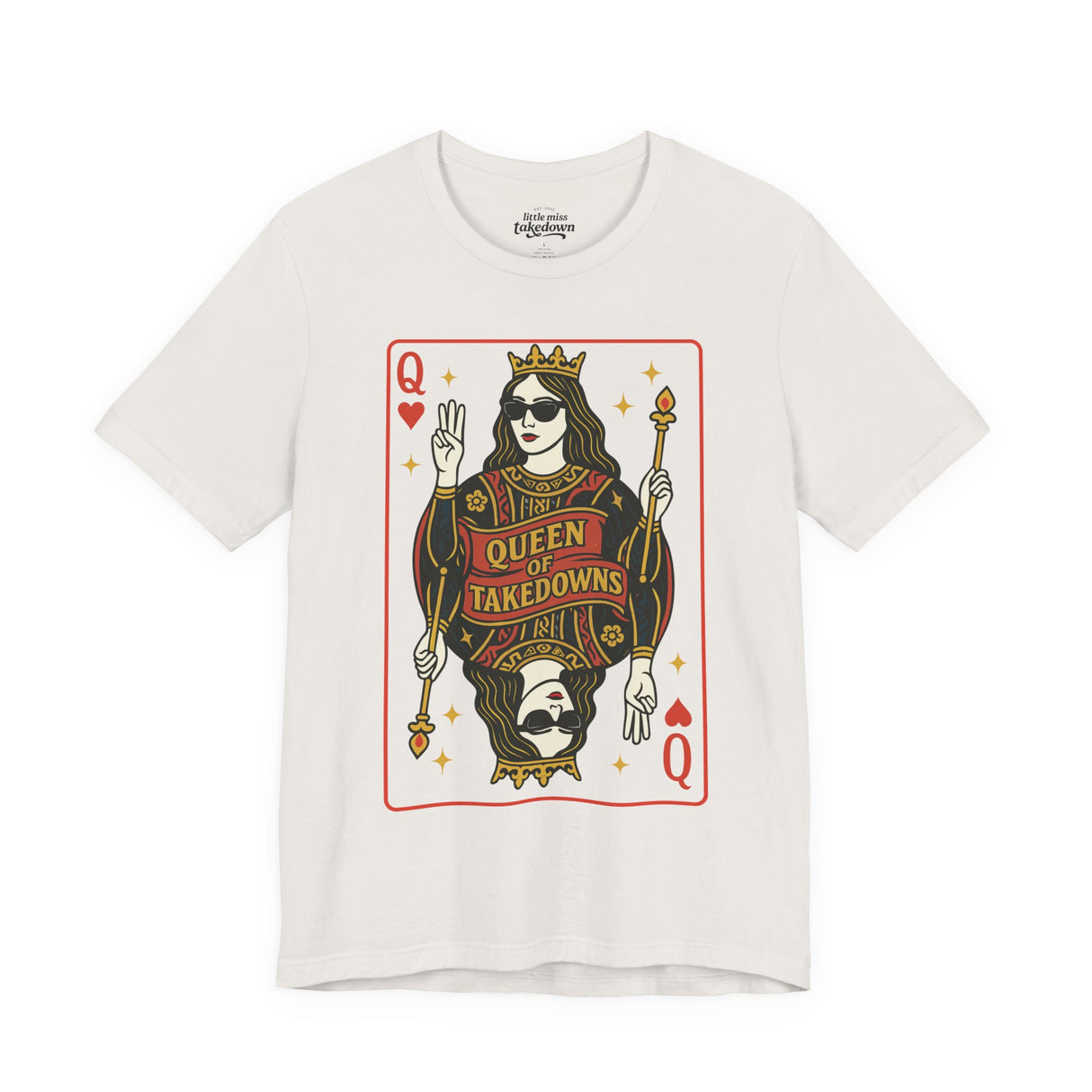 Queen of Takedown Woman's Wrestling T-Shirt