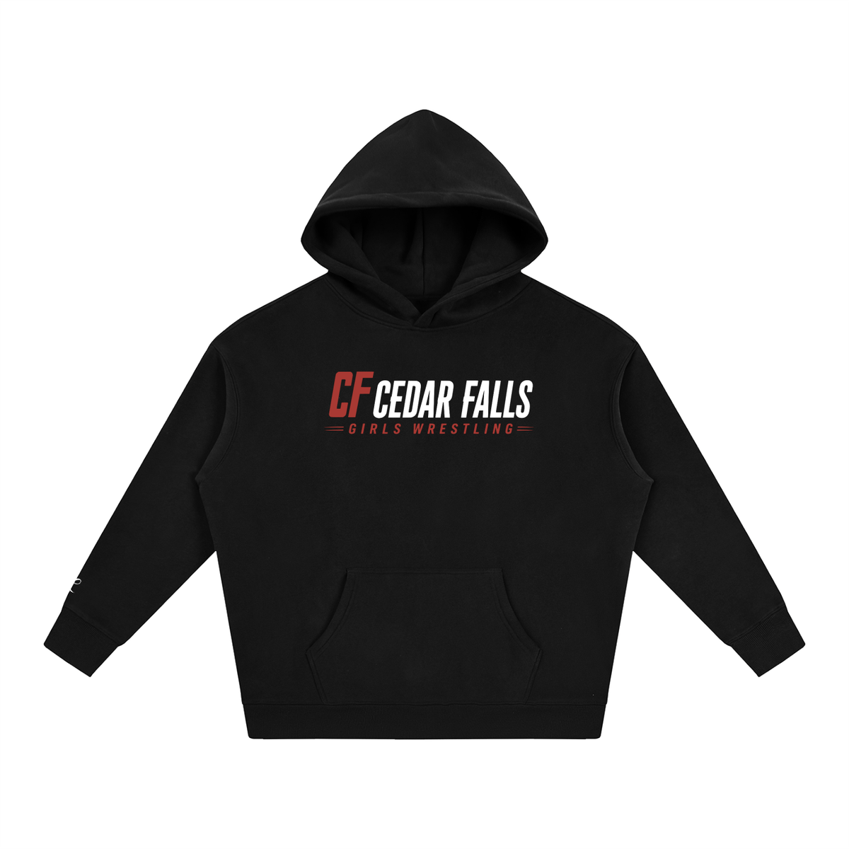 Cedar Falls Girls Wrestling Oversized Hoodie