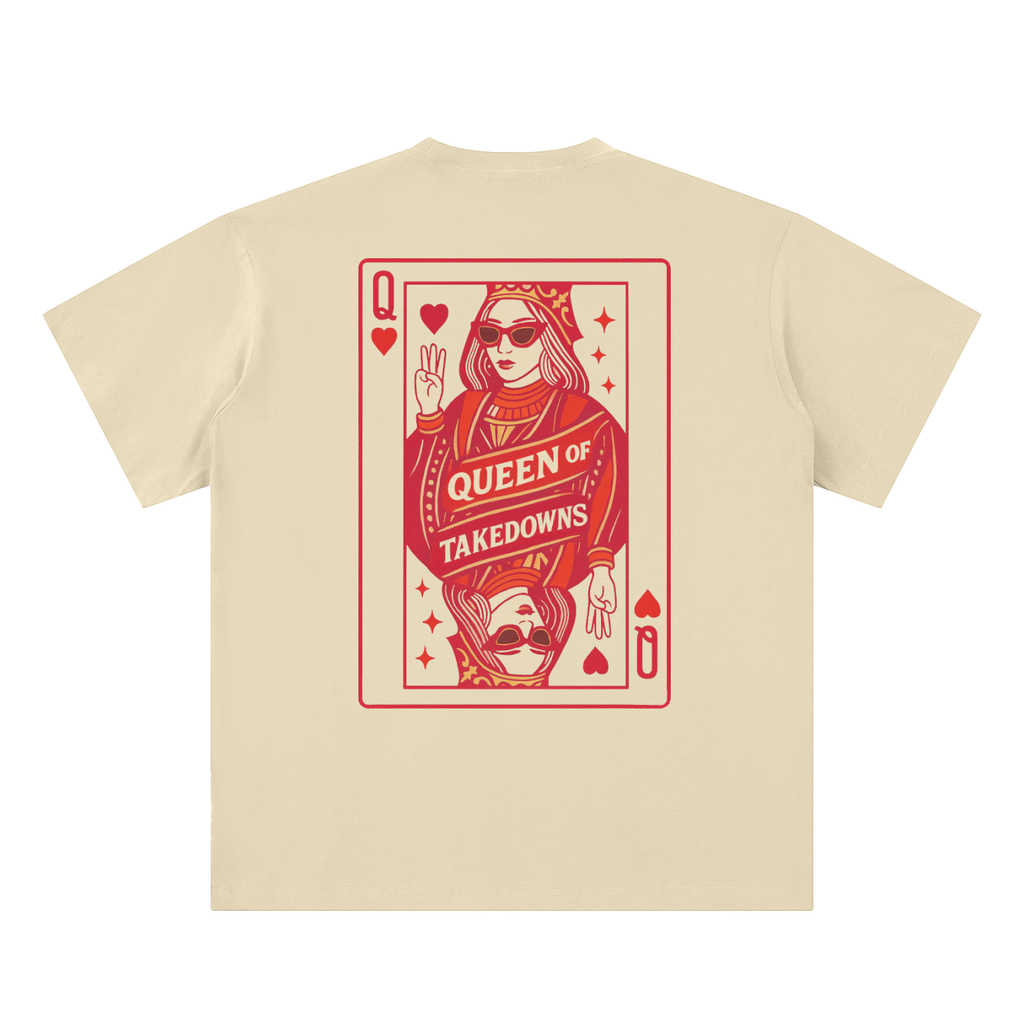Queen of Takedown Sueded Cotton Tee