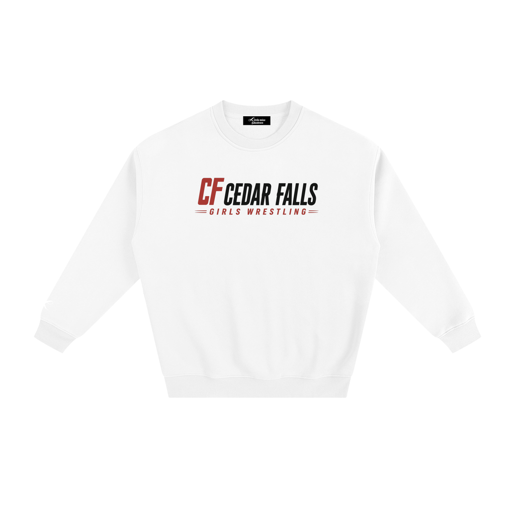 Cedar Falls Girls Wrestling Logo Crewneck