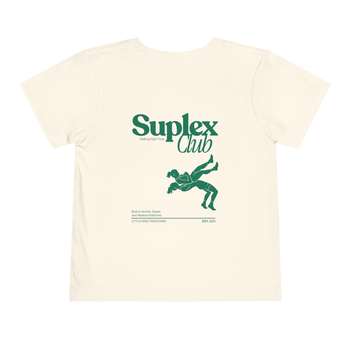 Suplex Club Toddler Tee — Wrestling Graphic Kids Shirt