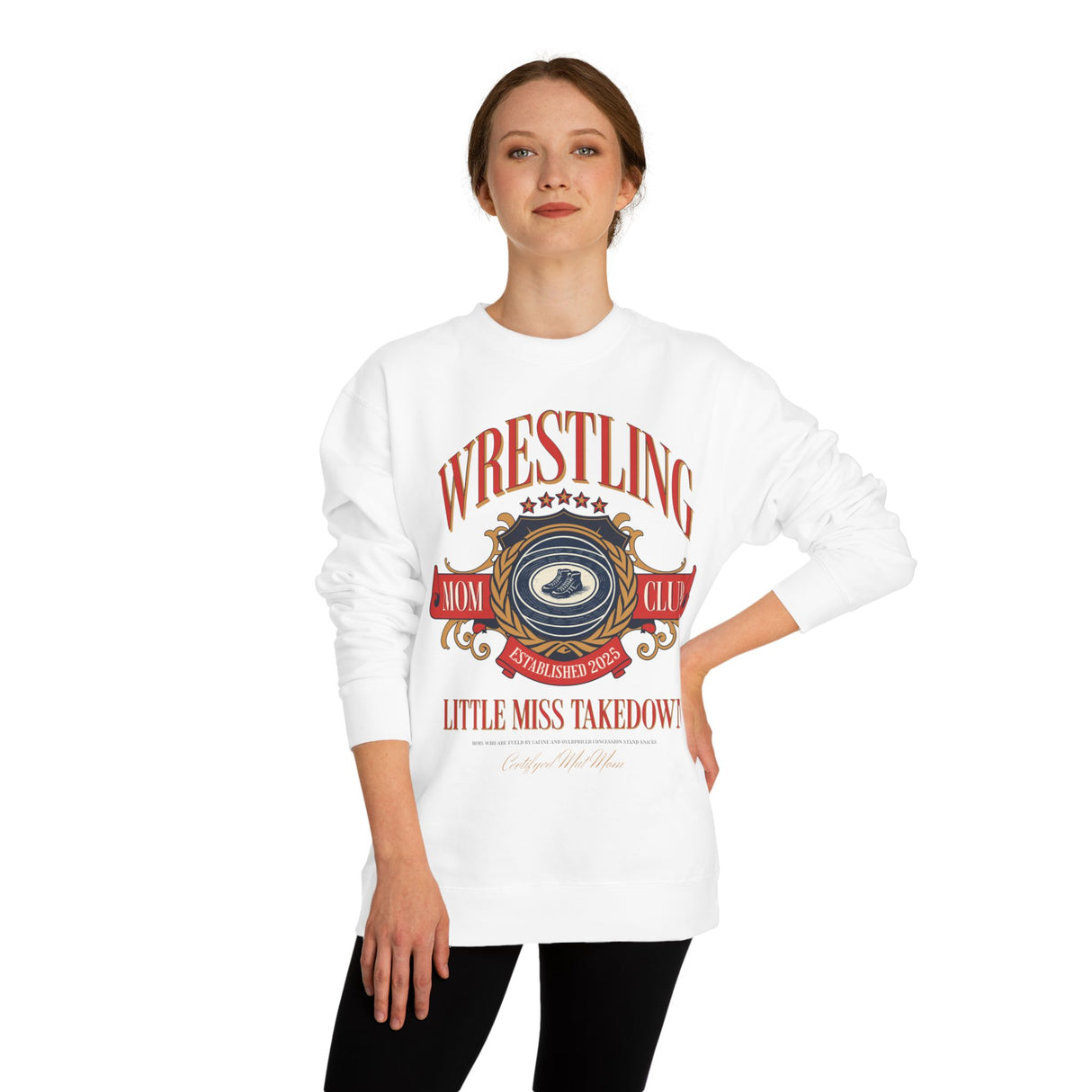 Wrestling Mom Club  — Apex Crewneck