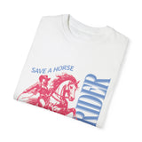 Save a Horse Ride Legs Vintage Folkstyle Wrestling Unisex T-Shirt | Oversize | Little Miss Takedown
