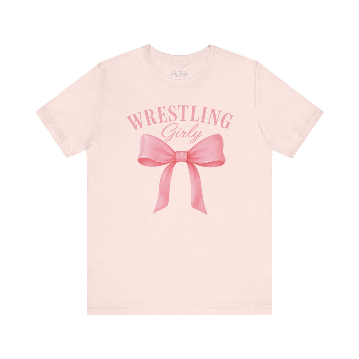 Wrestling Girly Graphic Tee | Little Miss Takedown