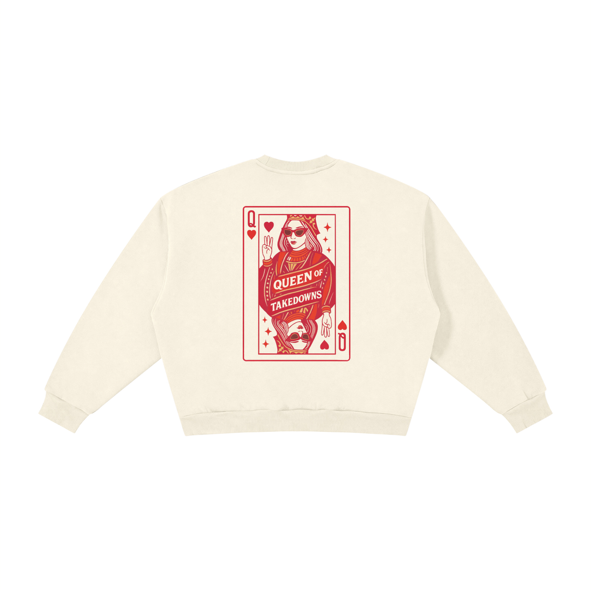 Queen of Takedown Boxy Fleece Crewneck
