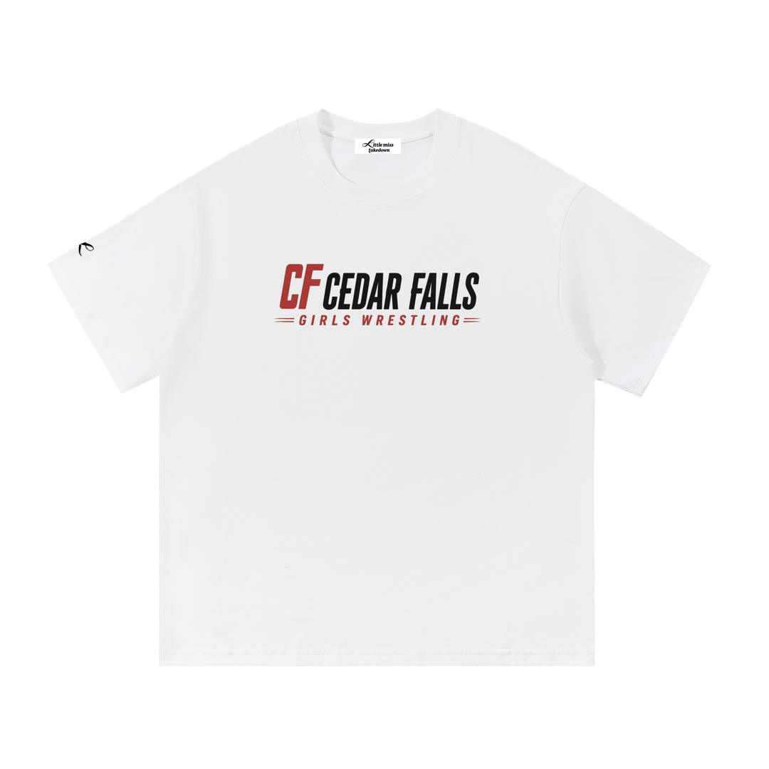 Cedar Falls Girls Wrestling Logo Tee