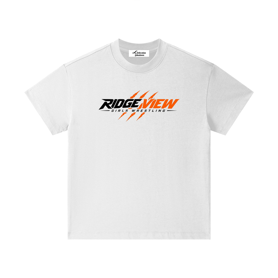 Ridge View Girls Wrestling Youth Tee White