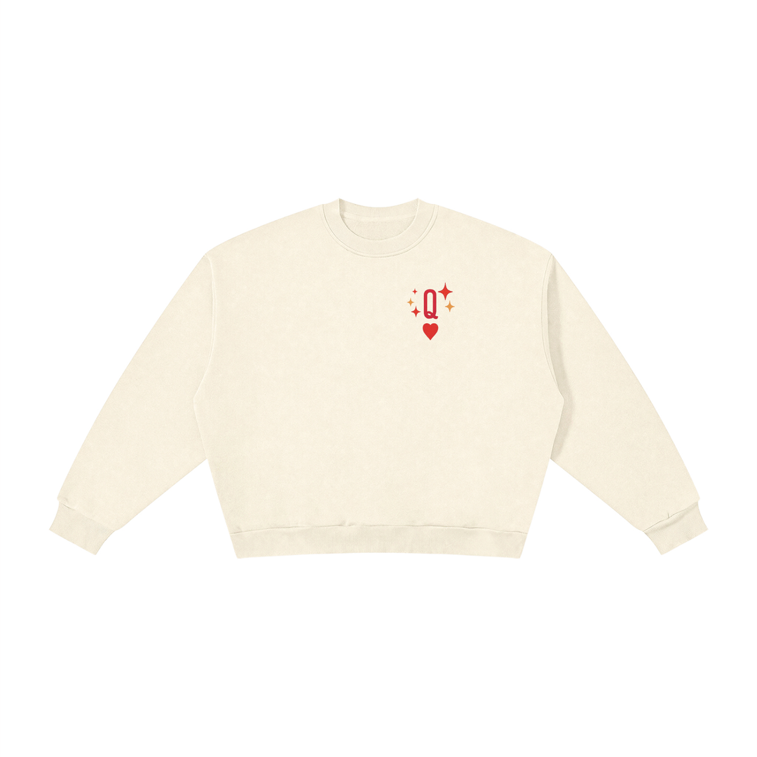 Queen of Takedown Boxy Fleece Crewneck