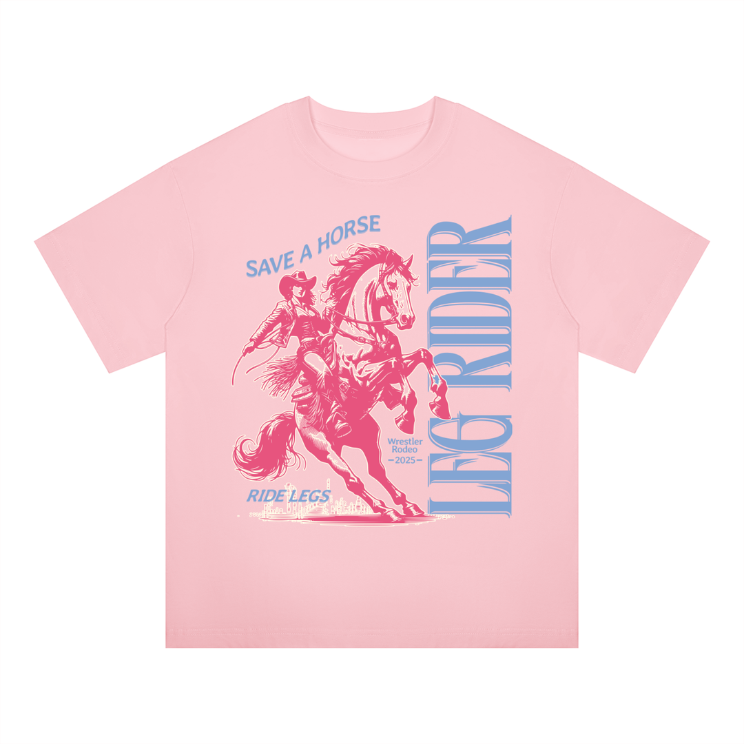 Save a Horse, Leg Rider Oversized Tee