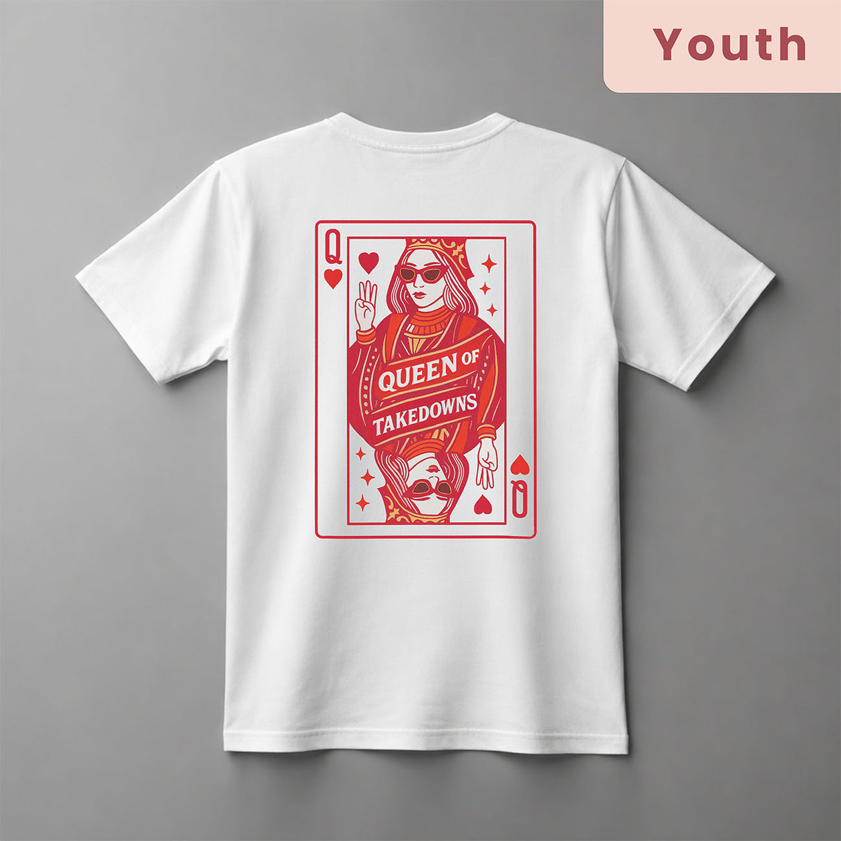 Youth Queen of Takedowns - Victory Tee