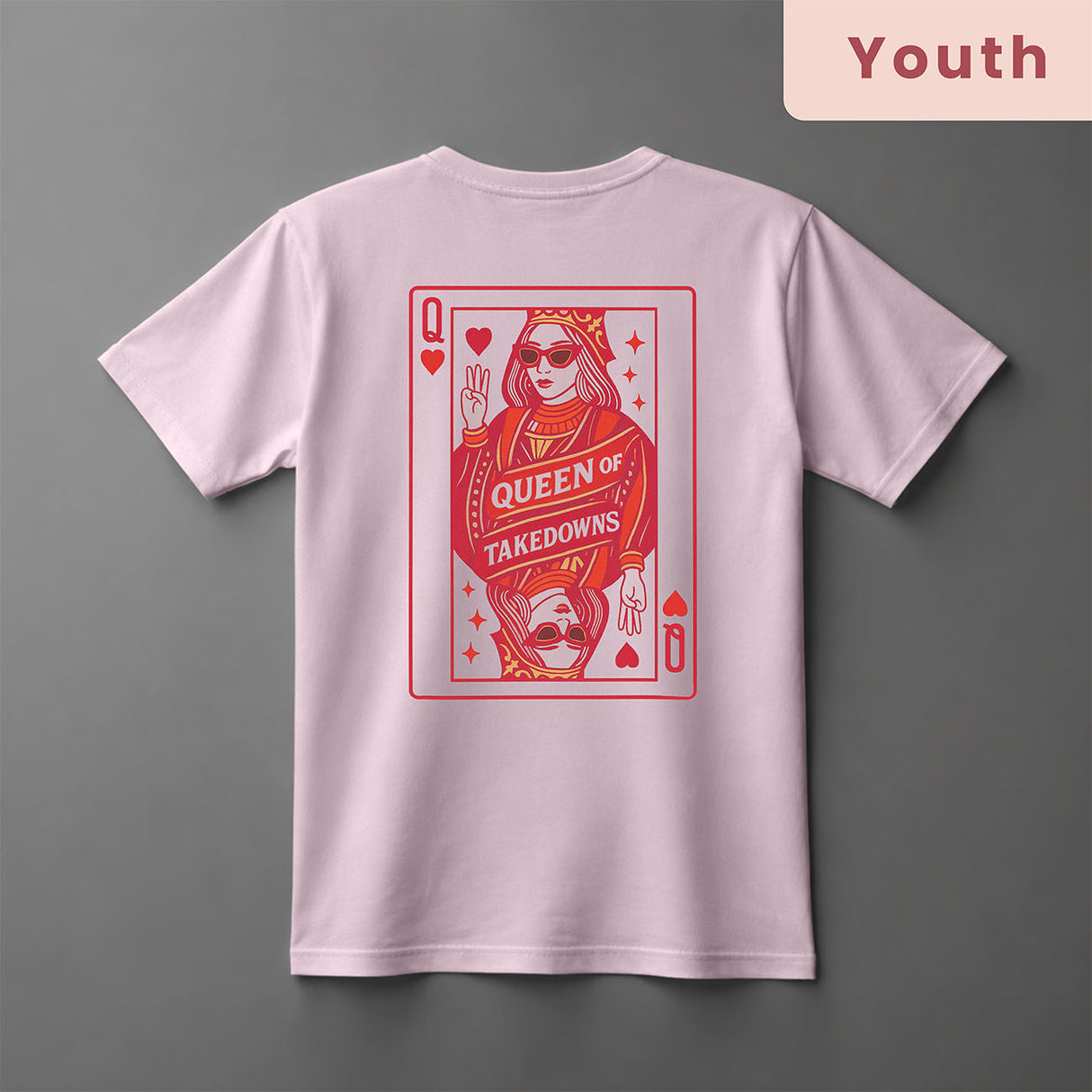 Youth Queen of Takedowns - Victory Tee